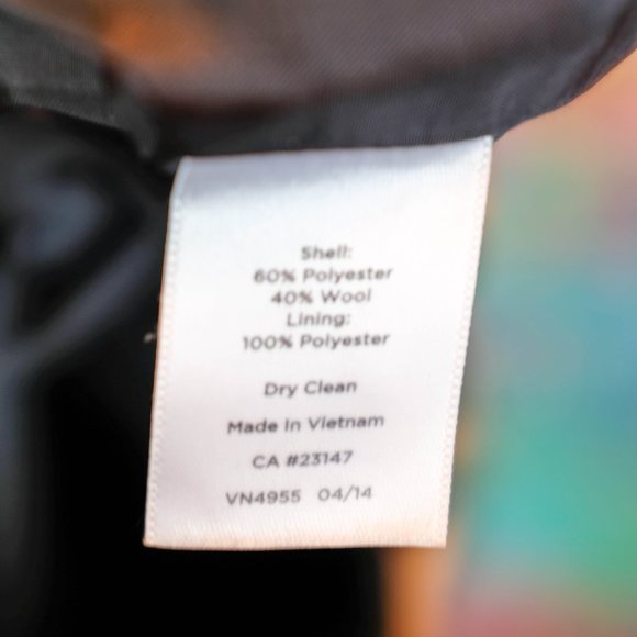 Talbots Fuzzy Leopard Animal Print Pencil Skirt 4 - Picture 9 of 9